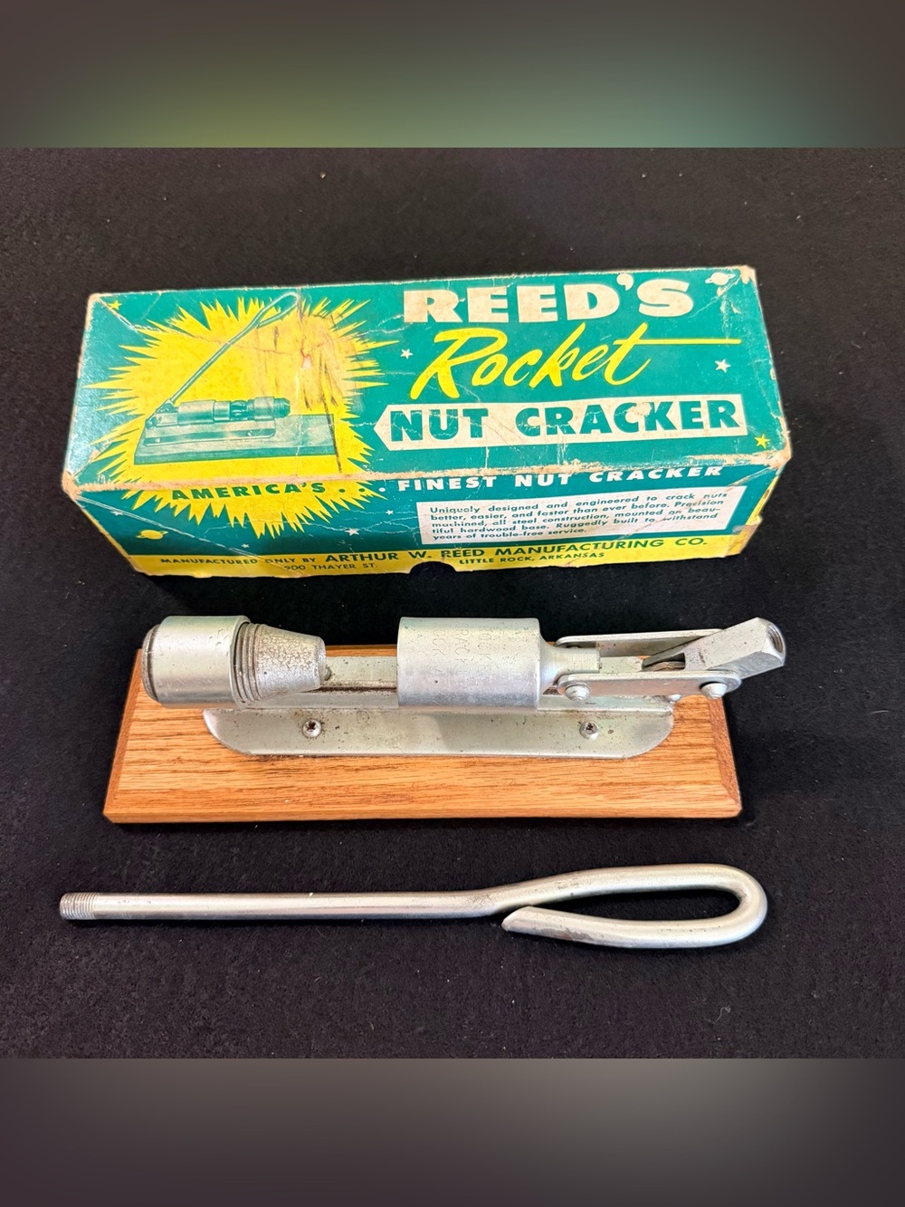 VTG Reed's Rocket steel nut cracker
